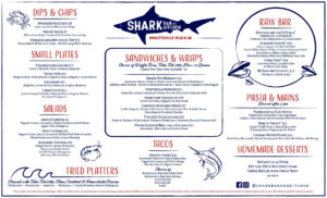 Shark Bar Summer Food Menu 2021