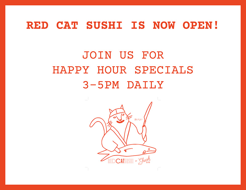 Red Cat Sushi - Now Open
